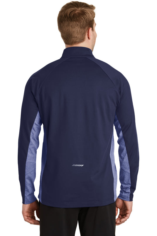 Sport-Tek Sport-Wick Stretch Contrast 1/4-Zip Pullover. ST854