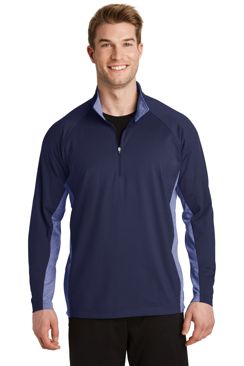 Load image into Gallery viewer, Sport-Tek Sport-Wick Stretch Contrast 1/4-Zip Pullover. ST854
