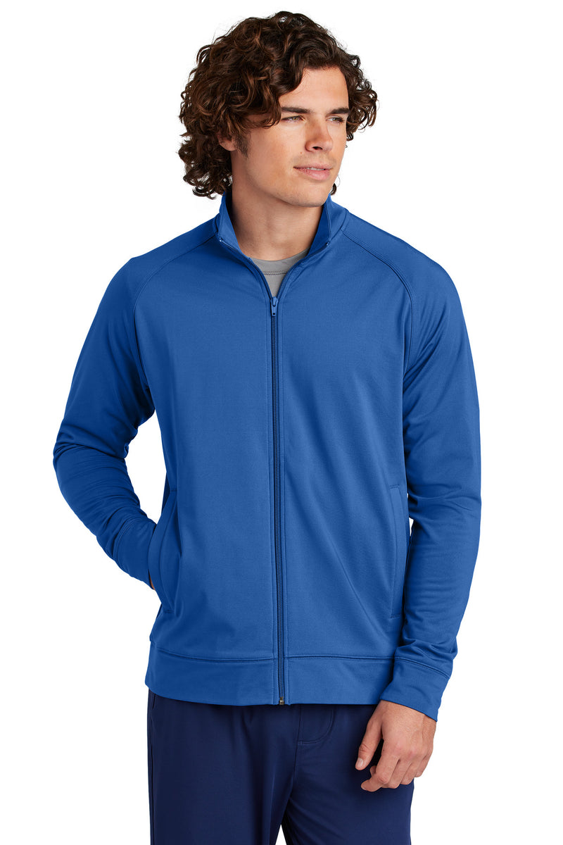 Load image into Gallery viewer, Sport-Tek Sport-Wick Stretch Full-Zip Cadet Jacket ST857
