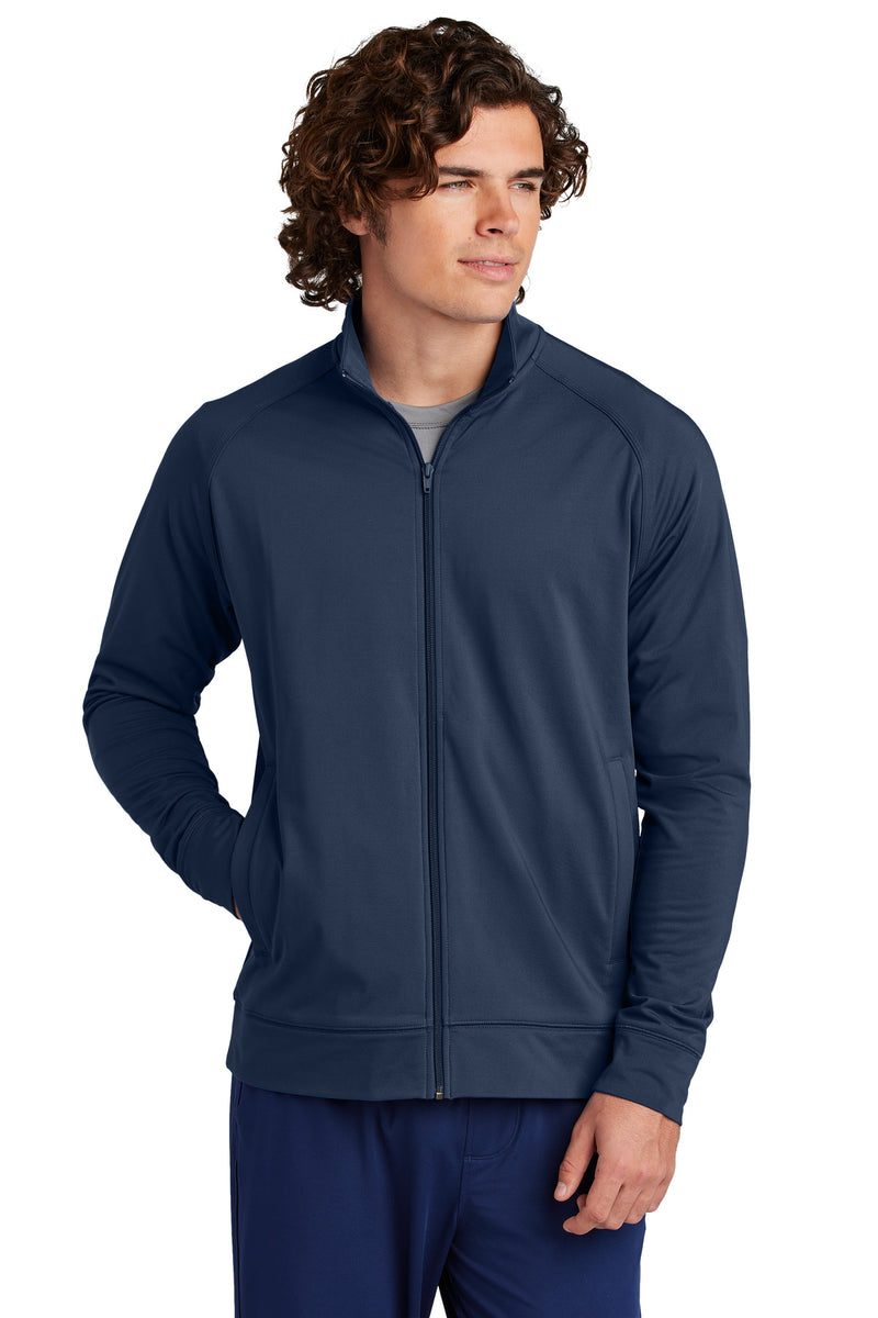 Load image into Gallery viewer, Sport-Tek Sport-Wick Stretch Full-Zip Cadet Jacket ST857
