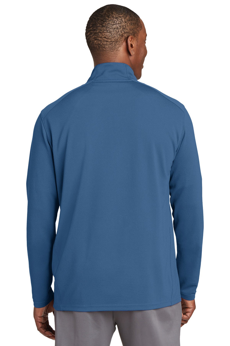 Load image into Gallery viewer, Sport-Tek Sport-Wick Textured 1/4-Zip Pullover.  ST860
