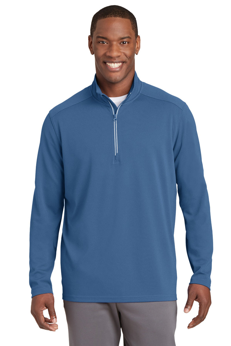 Load image into Gallery viewer, Sport-Tek Sport-Wick Textured 1/4-Zip Pullover.  ST860
