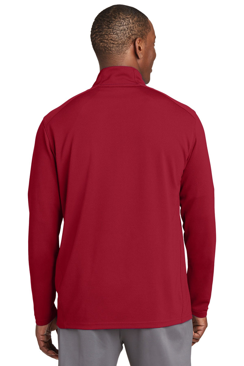 Load image into Gallery viewer, Sport-Tek Sport-Wick Textured 1/4-Zip Pullover.  ST860
