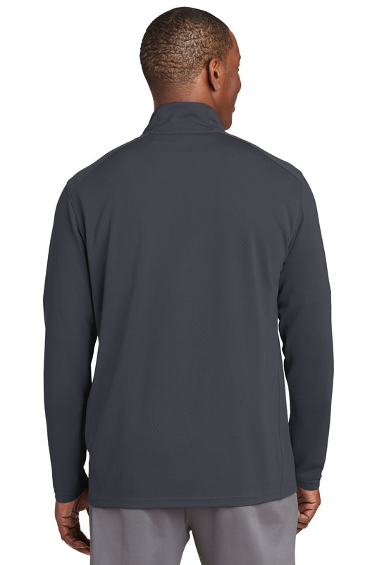 Sport-Tek Sport-Wick Textured 1/4-Zip Pullover.  ST860