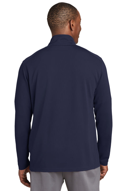 Sport-Tek Sport-Wick Textured 1/4-Zip Pullover.  ST860
