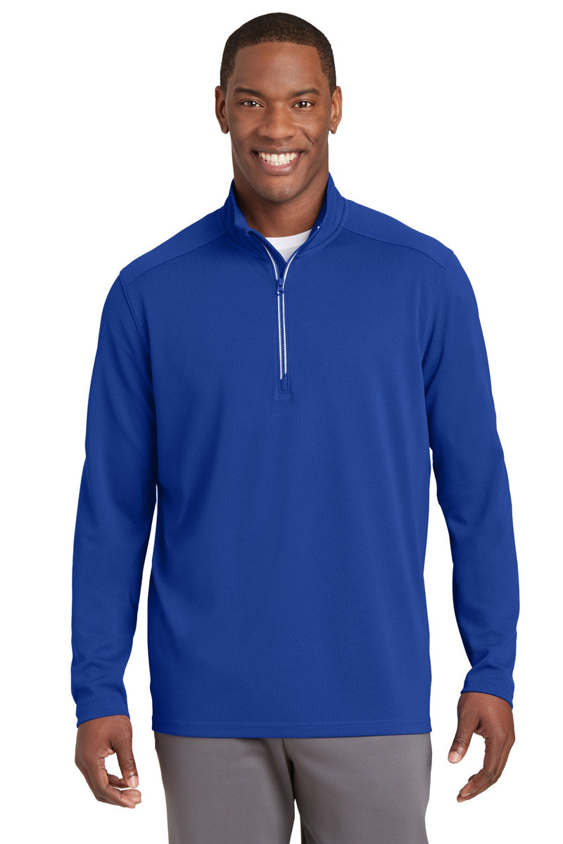 Load image into Gallery viewer, Sport-Tek Sport-Wick Textured 1/4-Zip Pullover.  ST860
