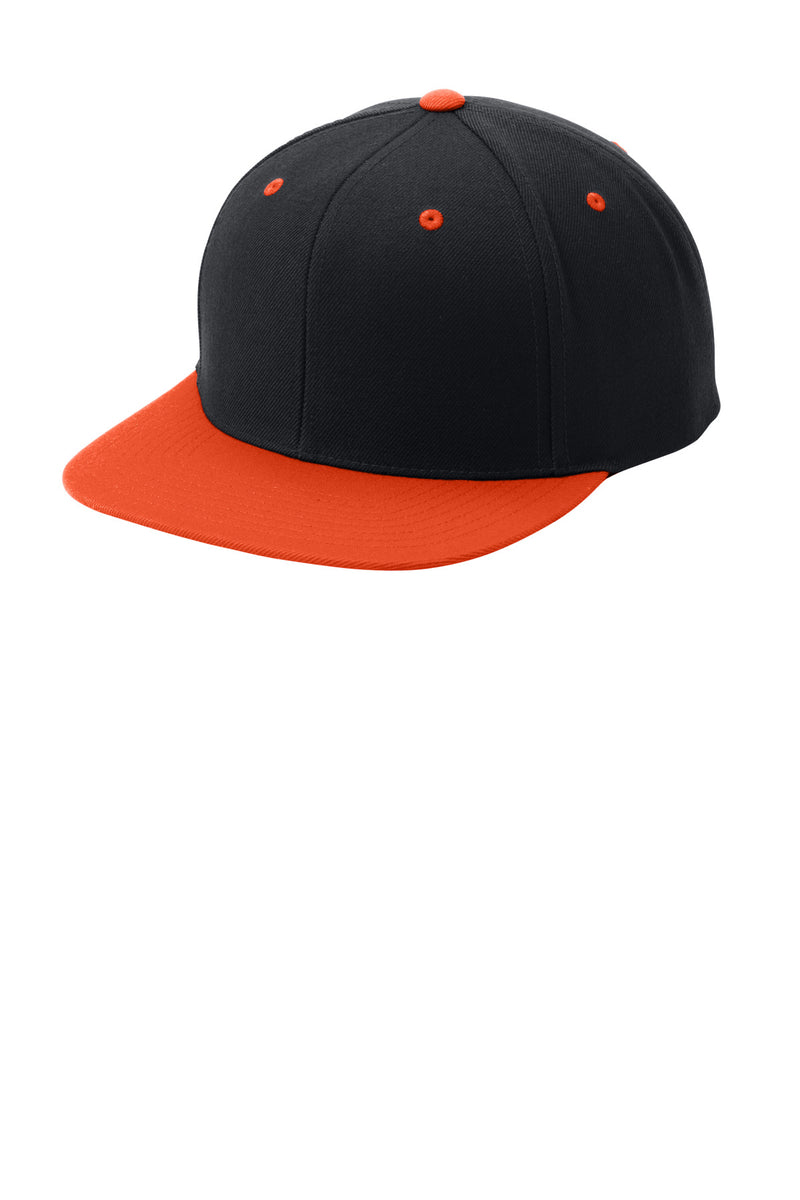 Load image into Gallery viewer, Sport-Tek YP Classics Flat Bill Snapback Cap. STC19
