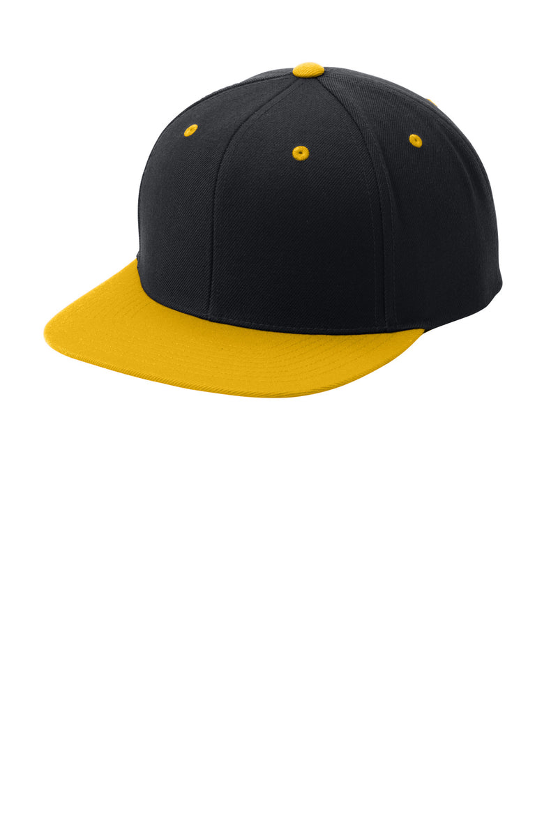 Load image into Gallery viewer, Sport-Tek YP Classics Flat Bill Snapback Cap. STC19
