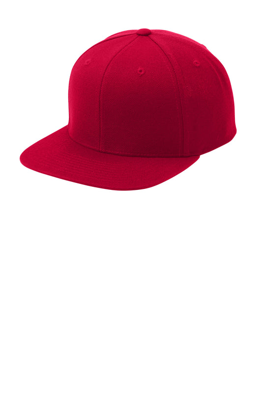 Sport-Tek YP Classics Flat Bill Snapback Cap. STC19