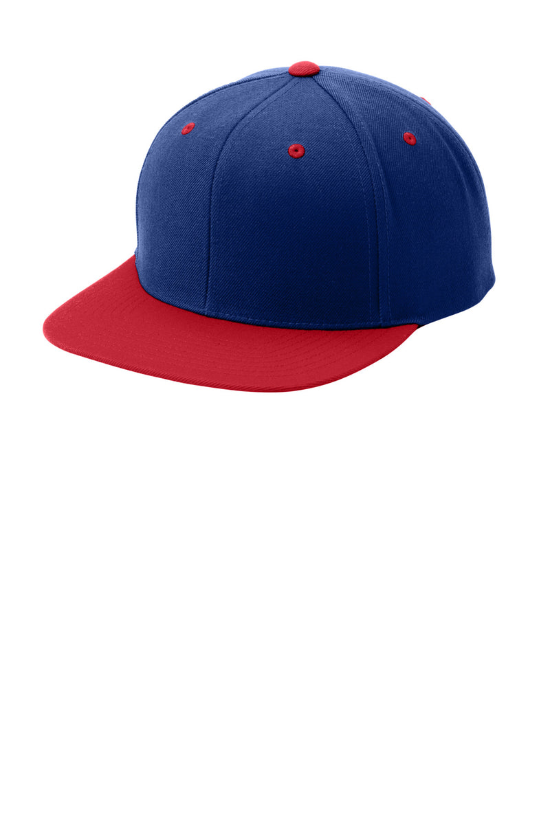 Load image into Gallery viewer, Sport-Tek YP Classics Flat Bill Snapback Cap. STC19
