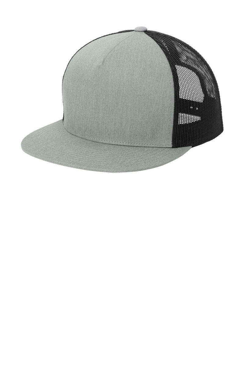 Load image into Gallery viewer, Sport-Tek YP Classics  5-Panel Classic Trucker Mesh Back Cap. STC38
