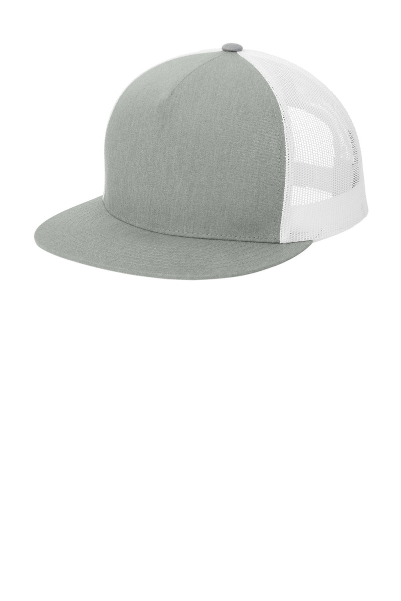 Load image into Gallery viewer, Sport-Tek YP Classics  5-Panel Classic Trucker Mesh Back Cap. STC38
