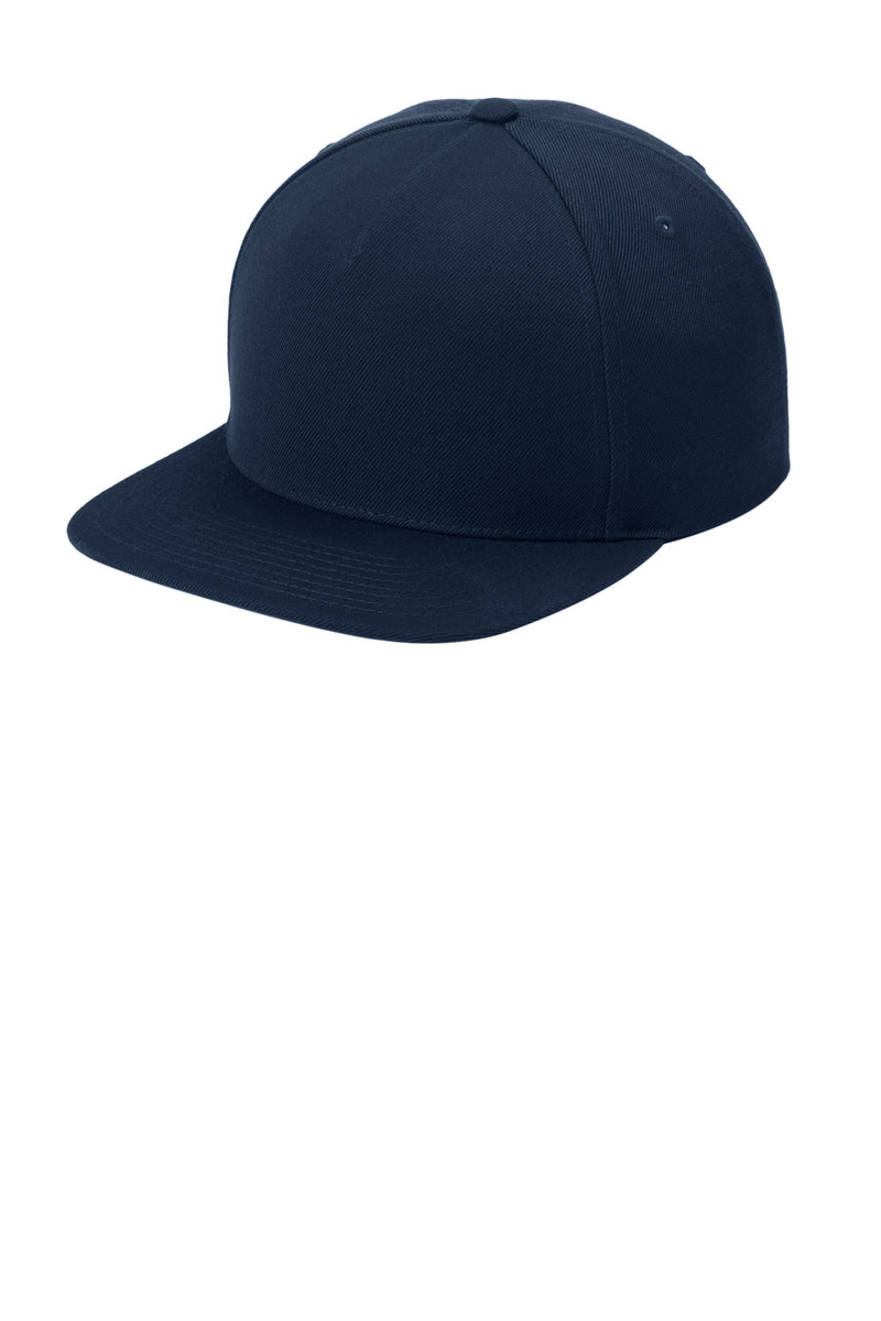 Load image into Gallery viewer, Sport-Tek YP Classics Premium 5-Panel Snapback Cap STC55
