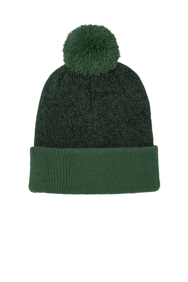 Load image into Gallery viewer, Sport-Tek Halftime Heather Pom Beanie STC68
