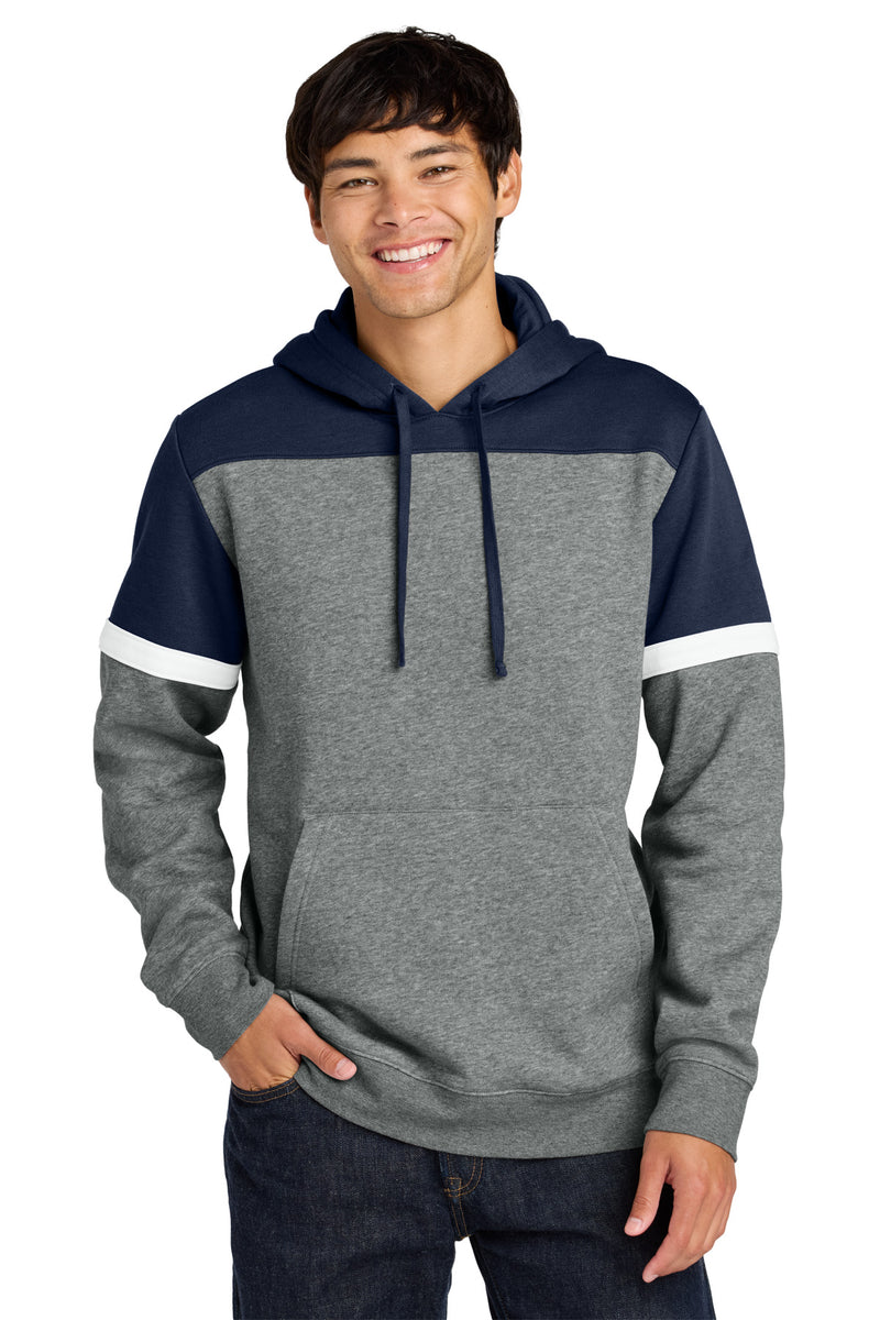Load image into Gallery viewer, Sport-Tek Drive Fleece Colorblock Hoodie STF205
