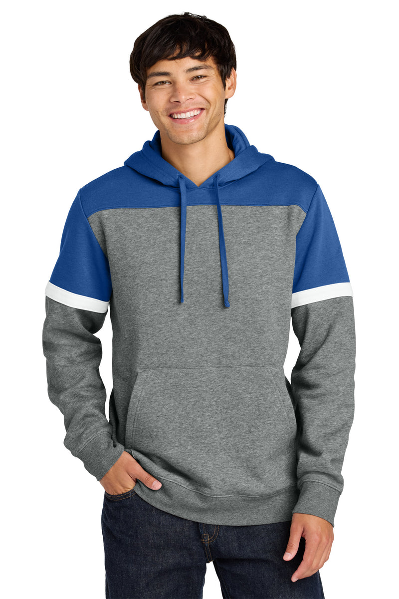 Load image into Gallery viewer, Sport-Tek Drive Fleece Colorblock Hoodie STF205
