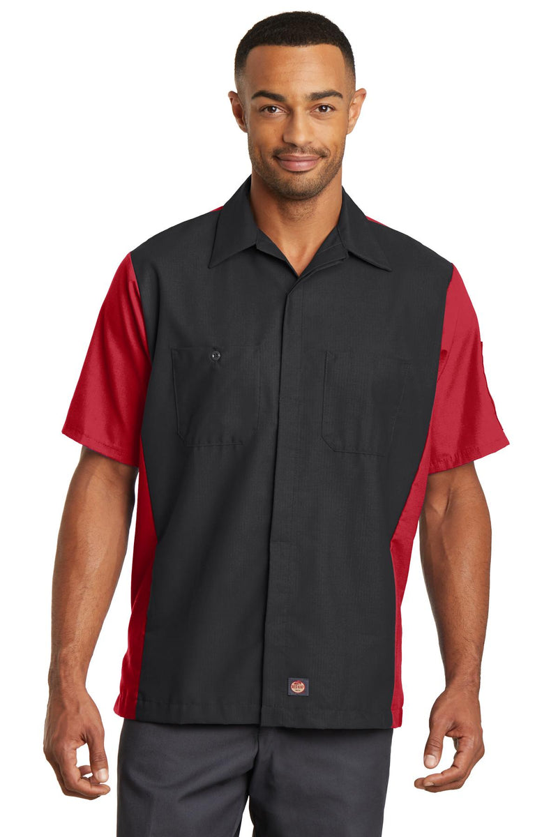 Load image into Gallery viewer, Red Kap Short Sleeve Ripstop Crew Shirt. SY20
