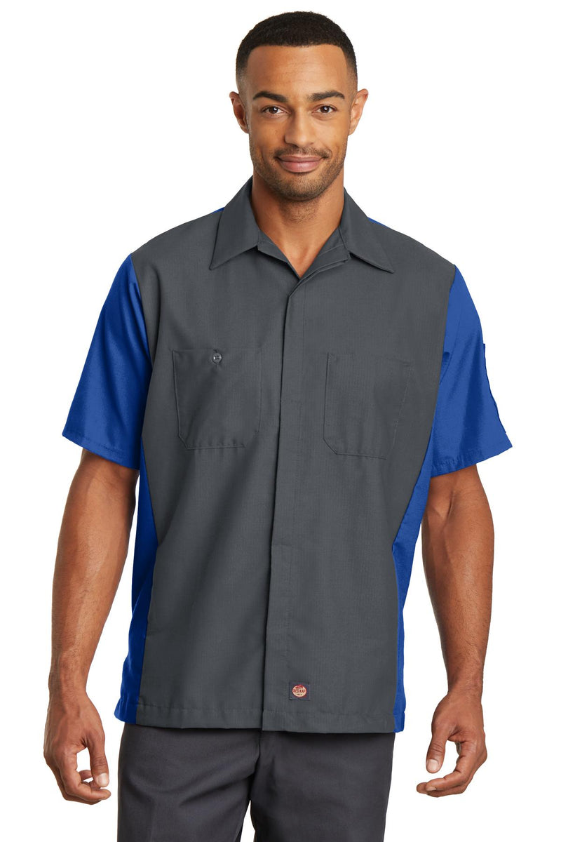 Load image into Gallery viewer, Red Kap Short Sleeve Ripstop Crew Shirt. SY20
