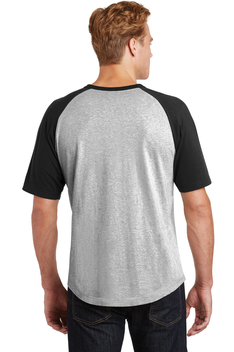 Load image into Gallery viewer, Sport-Tek Short Sleeve Colorblock Raglan Jersey. T201
