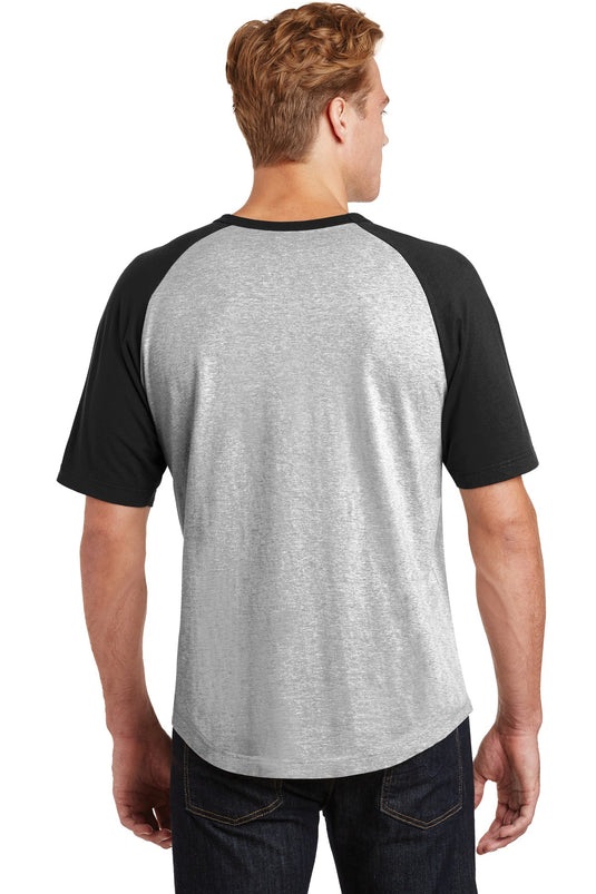 Sport-Tek Short Sleeve Colorblock Raglan Jersey. T201