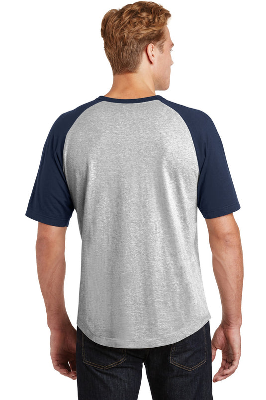 Sport-Tek Short Sleeve Colorblock Raglan Jersey. T201