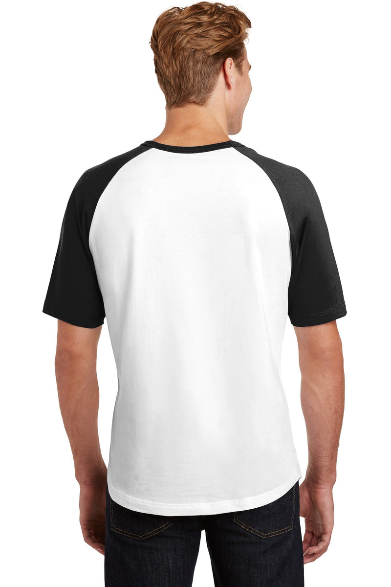 Load image into Gallery viewer, Sport-Tek Short Sleeve Colorblock Raglan Jersey. T201
