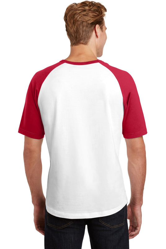 Sport-Tek Short Sleeve Colorblock Raglan Jersey. T201