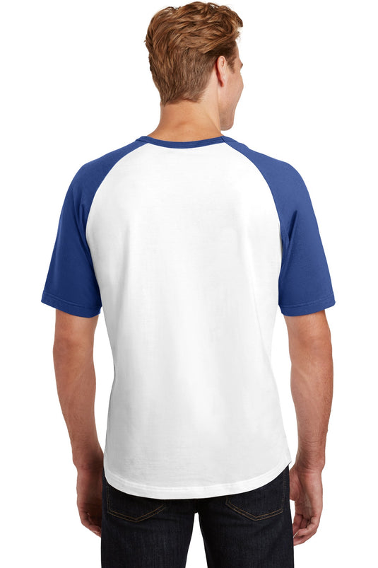 Sport-Tek Short Sleeve Colorblock Raglan Jersey. T201