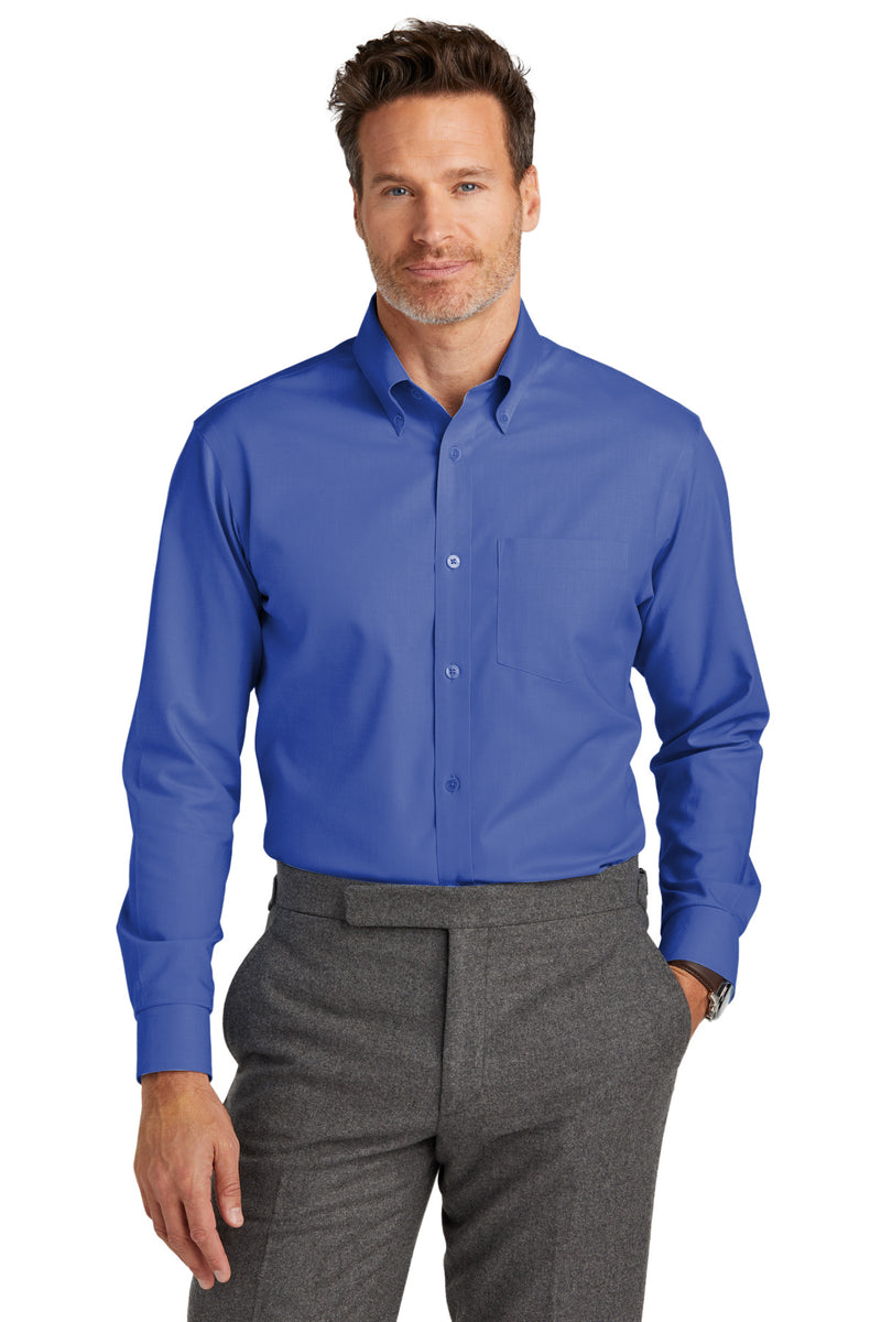 Load image into Gallery viewer, Brooks Brothers Tall Wrinkle-Free Stretch Nailhead Shirt TBB18002
