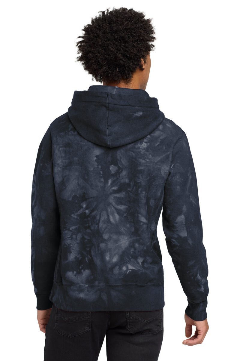 Load image into Gallery viewer, Champion  Reverse Weave  Scrunch-Dye Tie-Dye Hooded Sweatshirt. TDS101

