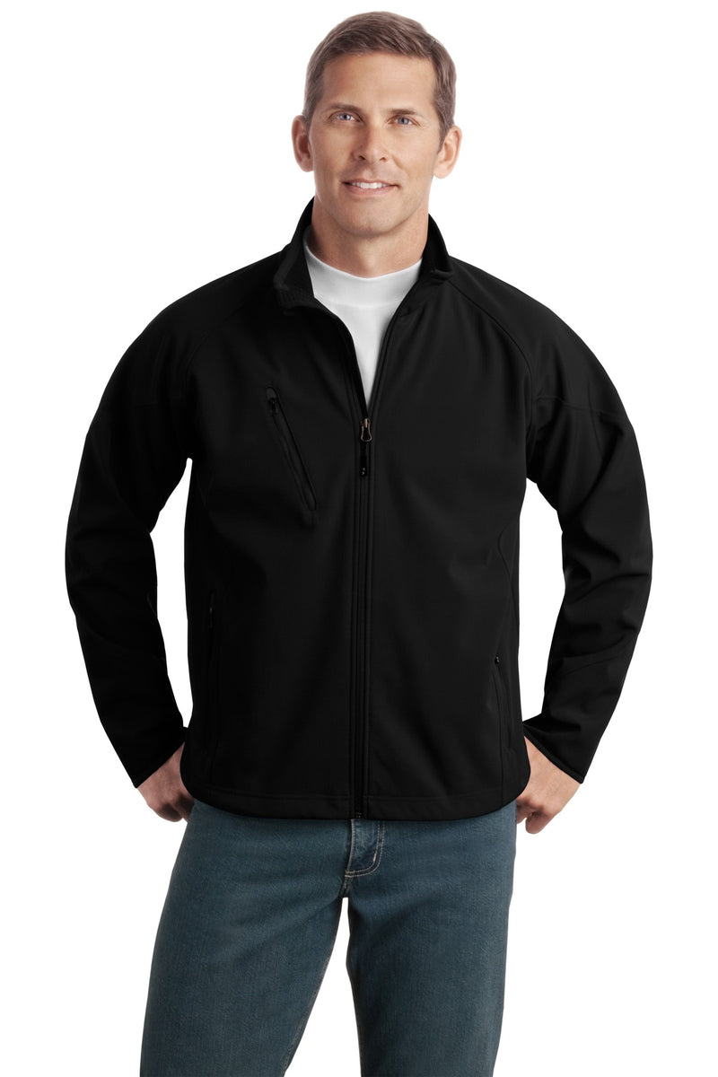 Load image into Gallery viewer, Port Authority Tall Textured Soft Shell Jacket. TLJ705
