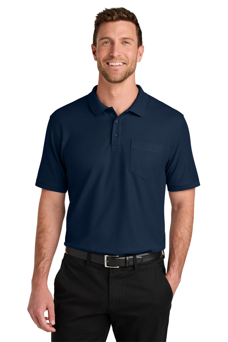 Load image into Gallery viewer, Port Authority Wearever Signature Pique Pocket Polo TLK200P
