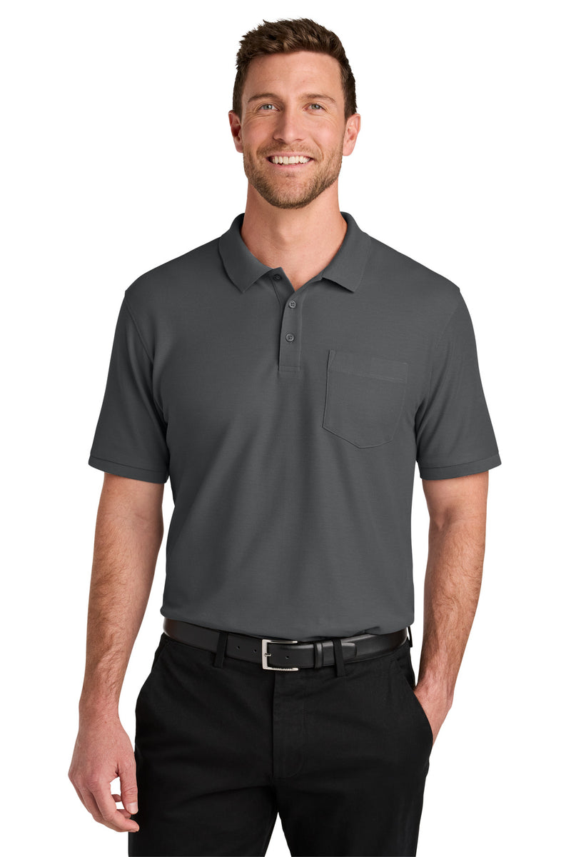 Load image into Gallery viewer, Port Authority Wearever Signature Pique Pocket Polo TLK200P
