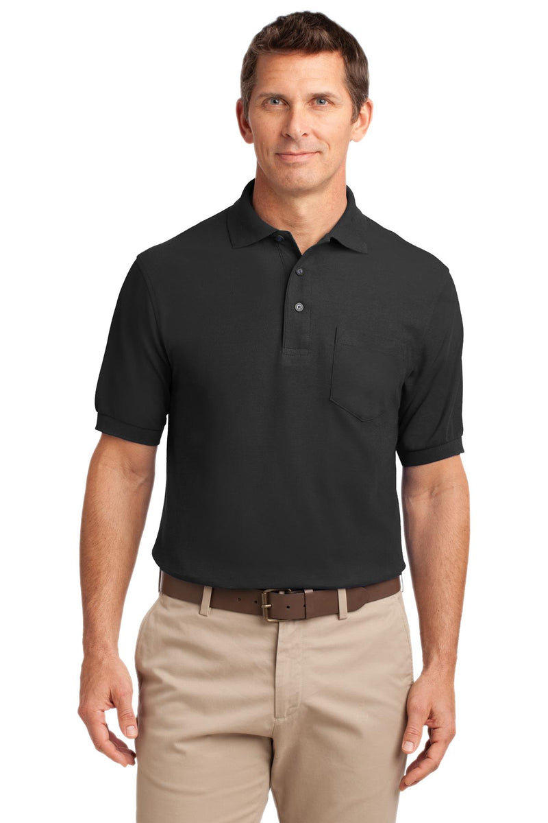 Load image into Gallery viewer, Port Authority Tall Silk Touch Polo with Pocket. TLK500P
