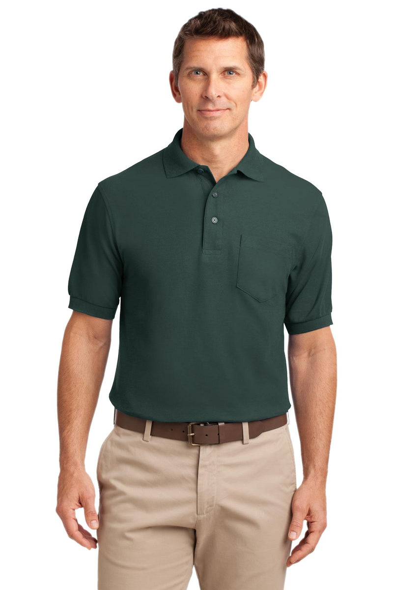 Load image into Gallery viewer, Port Authority Tall Silk Touch Polo with Pocket. TLK500P
