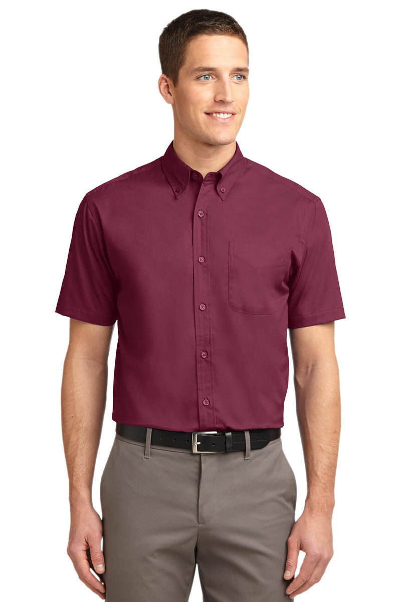 Load image into Gallery viewer, Port Authority Tall Short Sleeve Easy Care Shirt. TLS508
