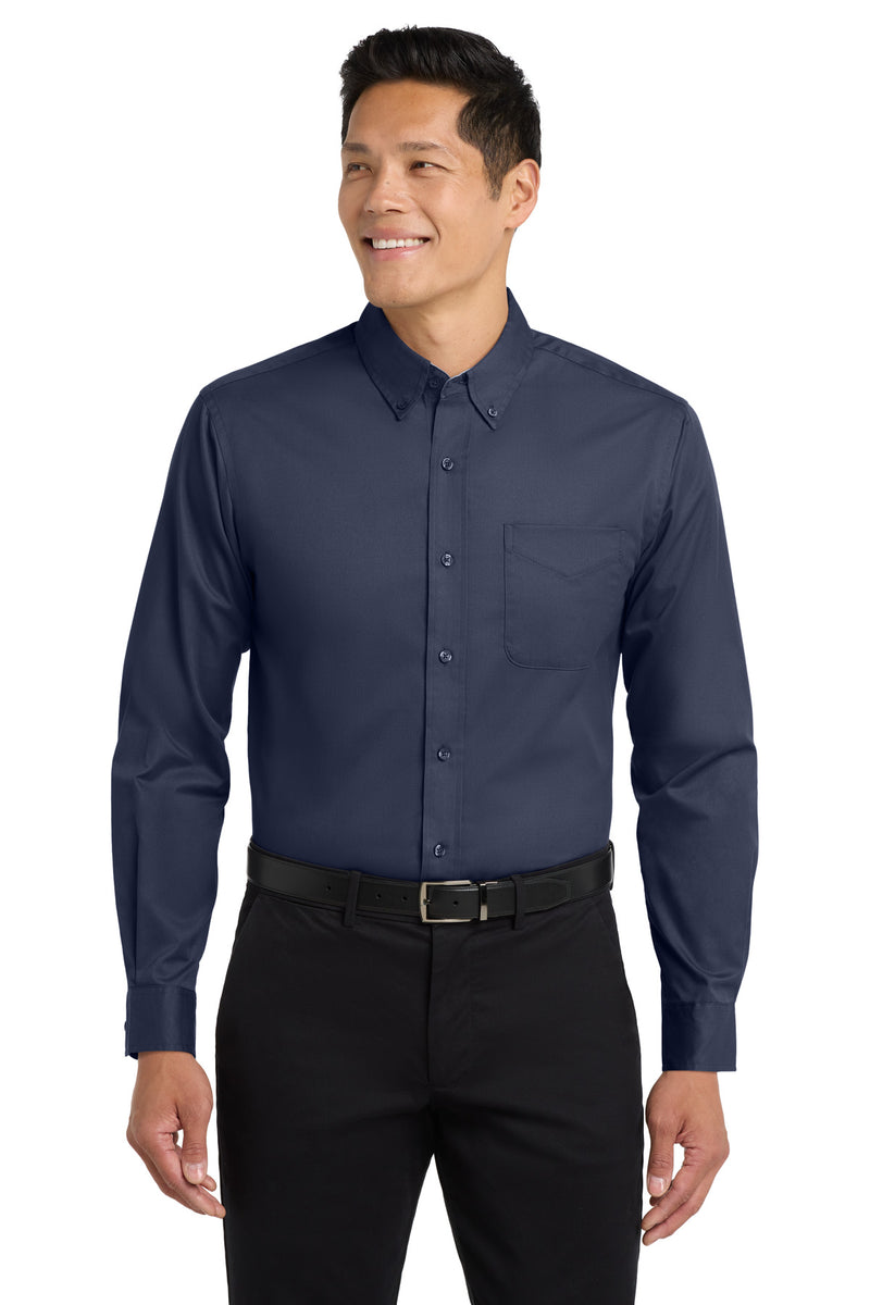 Load image into Gallery viewer, Port Authority Tall Long Sleeve Easy Care Shirt.  TLS608
