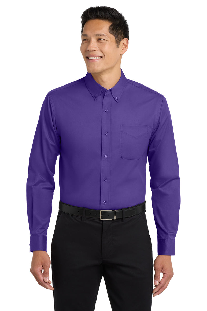 Load image into Gallery viewer, Port Authority Tall Long Sleeve Easy Care Shirt.  TLS608
