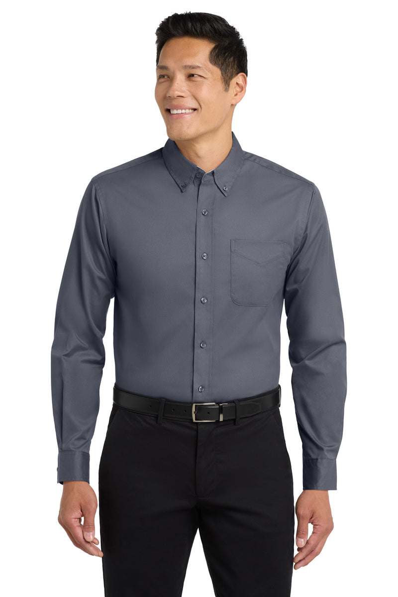 Load image into Gallery viewer, Port Authority Tall Long Sleeve Easy Care Shirt.  TLS608
