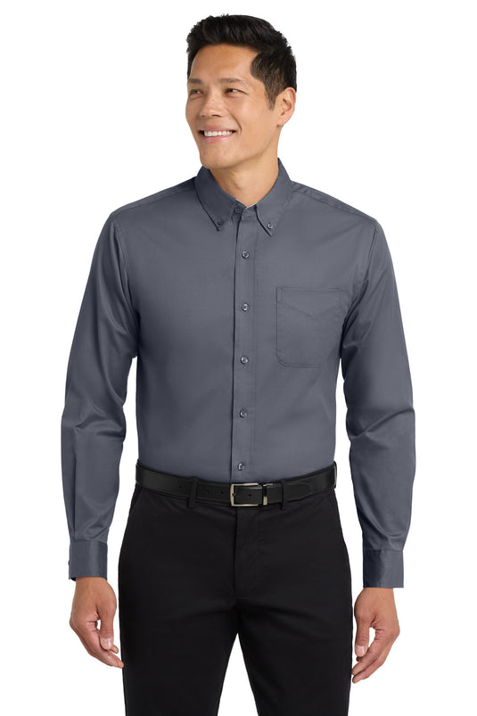 Port Authority Tall Long Sleeve Easy Care Shirt.  TLS608