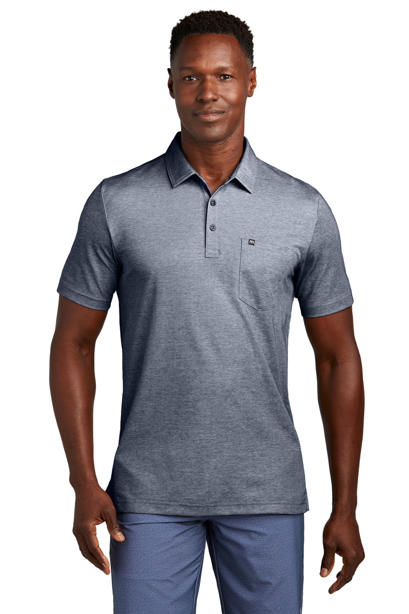 Load image into Gallery viewer, TravisMathew Oceanside Heather Pocket Polo TM1MY404

