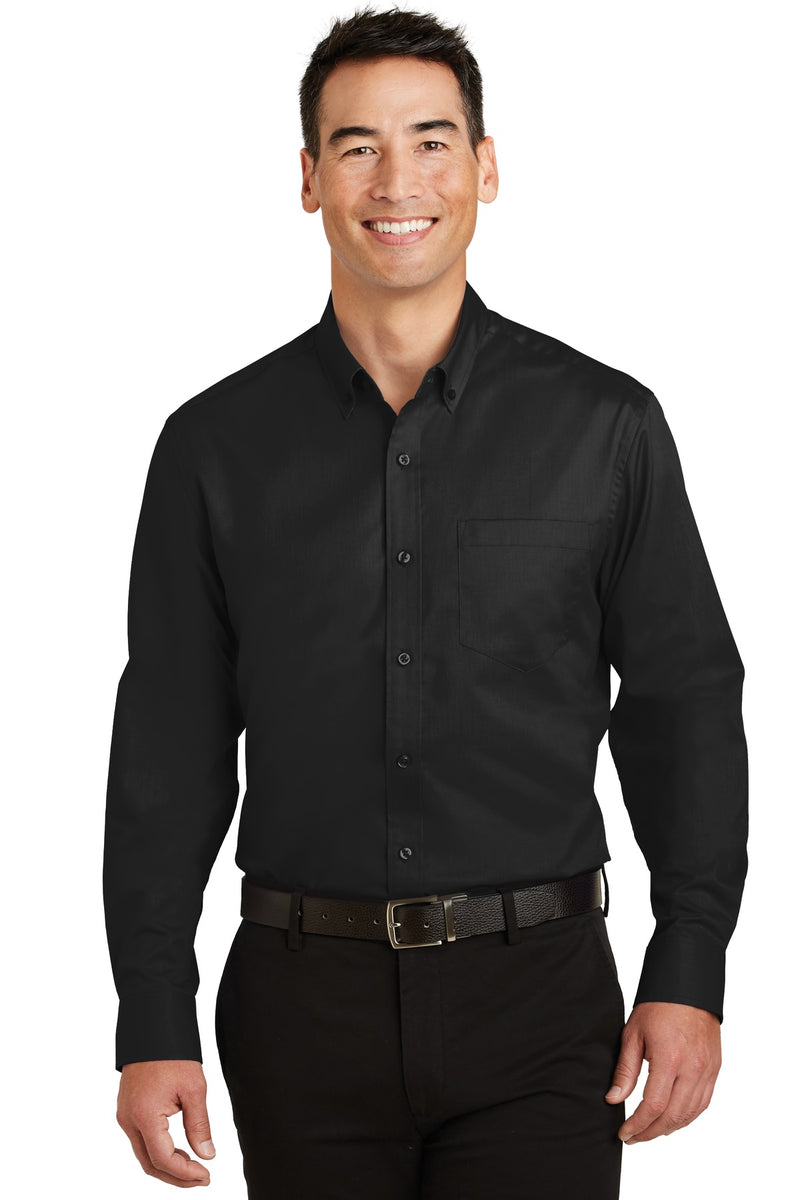 Load image into Gallery viewer, Port Authority Tall SuperPro Twill Shirt. TS663

