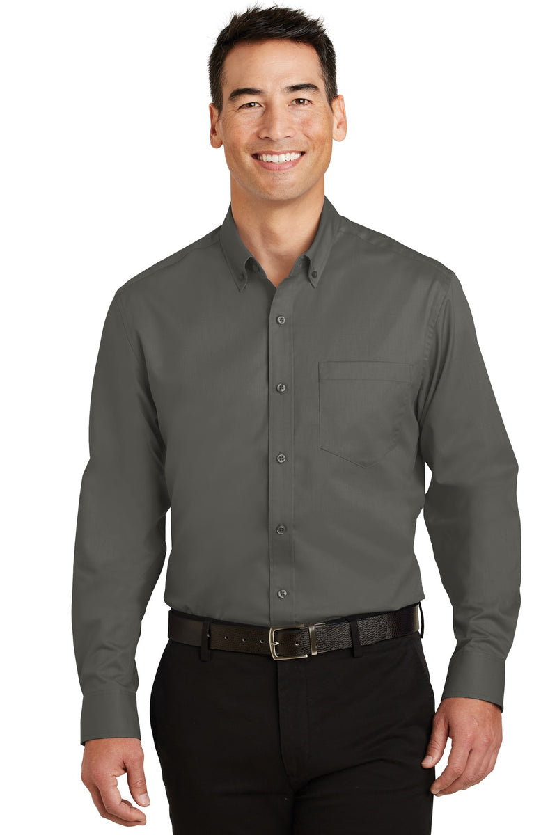 Load image into Gallery viewer, Port Authority Tall SuperPro Twill Shirt. TS663
