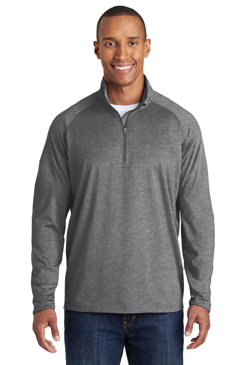 Load image into Gallery viewer, Sport-Tek Tall Sport-Wick Stretch 1/4-Zip Pullover. TST850
