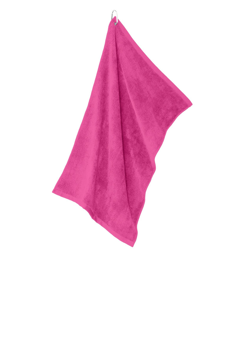 Load image into Gallery viewer, Port Authority Grommeted Microfiber Golf Towel. TW530

