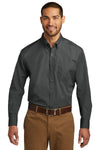 Port Authority W100 | Woven Shirt | Long Sleeve Carefree Poplin