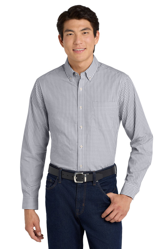 Port Authority  Broadcloth Gingham Easy Care Shirt W644