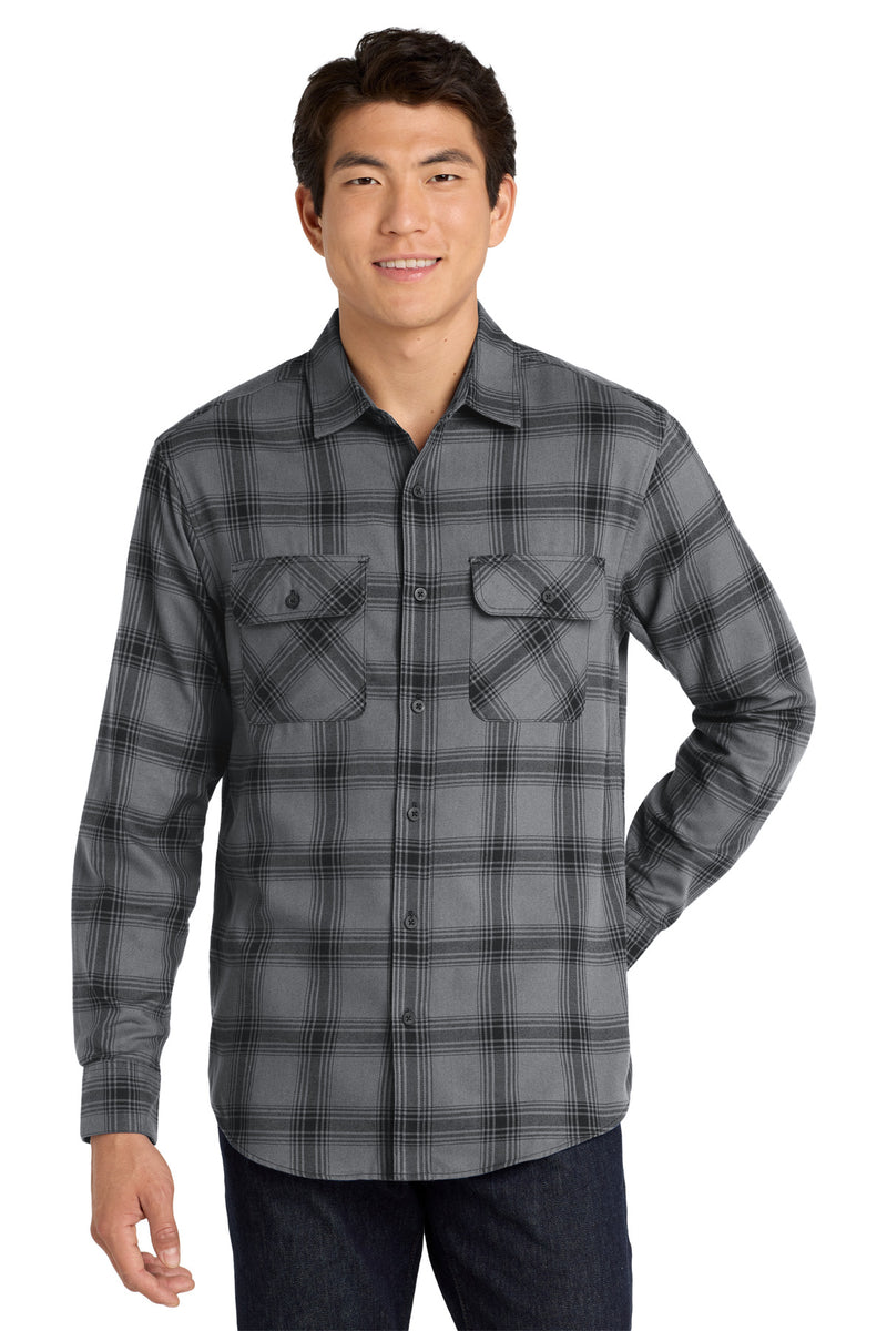 Load image into Gallery viewer, Port Authority Plaid Flannel Shirt. W668
