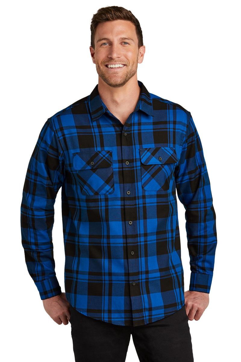 Load image into Gallery viewer, Port Authority Plaid Flannel Shirt. W668
