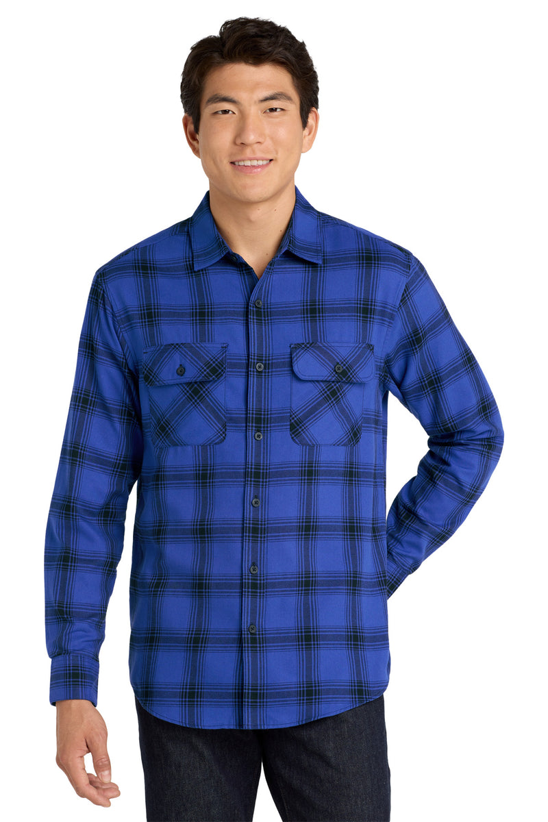 Load image into Gallery viewer, Port Authority Plaid Flannel Shirt. W668
